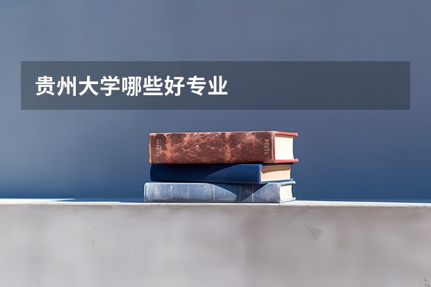 贵州大学哪些好专业