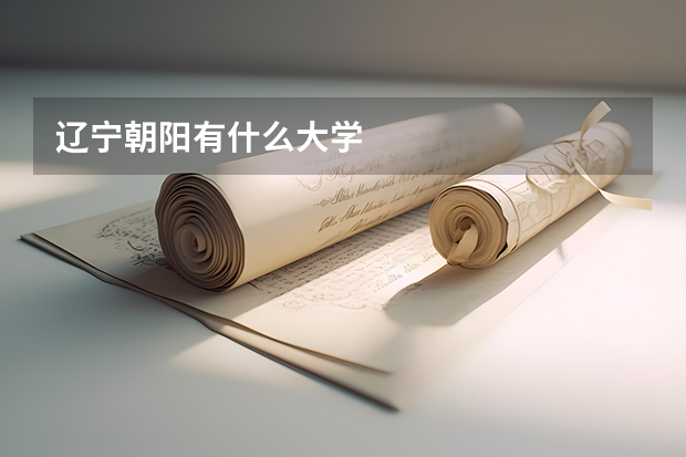 辽宁朝阳有什么大学