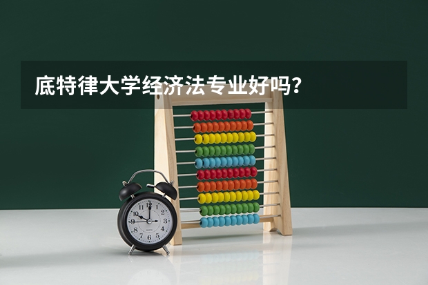 底特律大学经济法专业好吗?