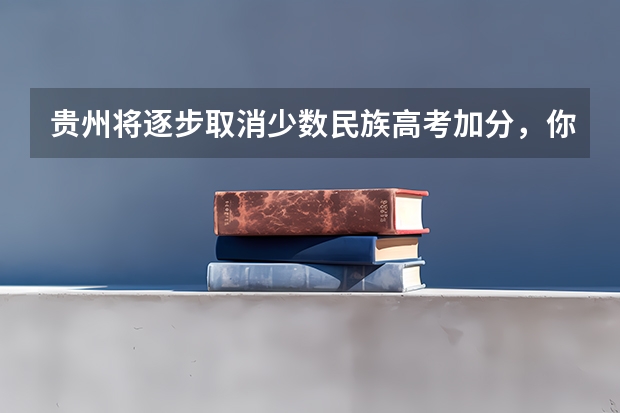 贵州将逐步取消少数民族高考加分，你觉得可行吗？