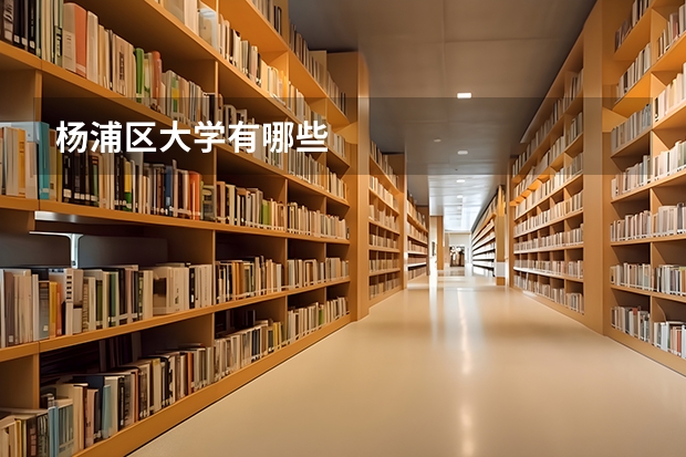杨浦区大学有哪些