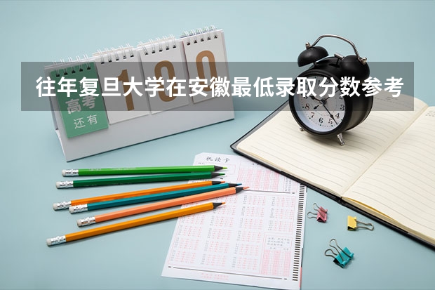 往年复旦大学在安徽最低录取分数参考