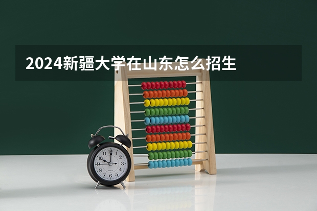 2024新疆大学在山东怎么招生