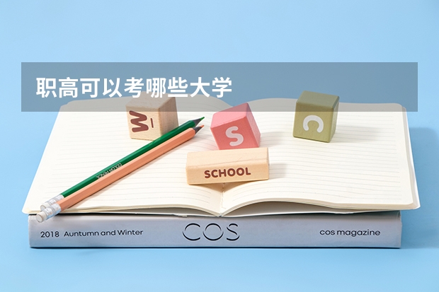 职高可以考哪些大学