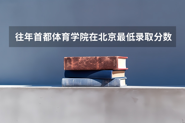 往年首都体育学院在北京最低录取分数参考