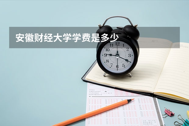 安徽财经大学学费是多少