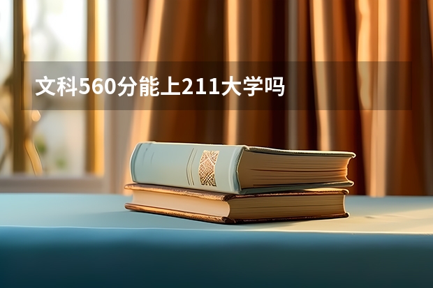 文科560分能上211大学吗