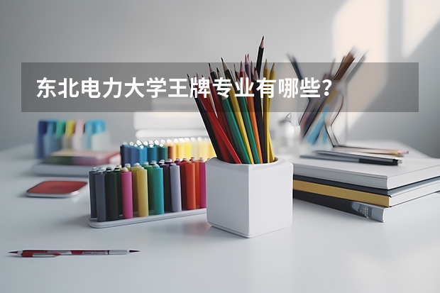 东北电力大学王牌专业有哪些？