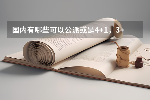 国内有哪些可以公派或是4+1,3+2类型的去法国留学的大学,文科专业?