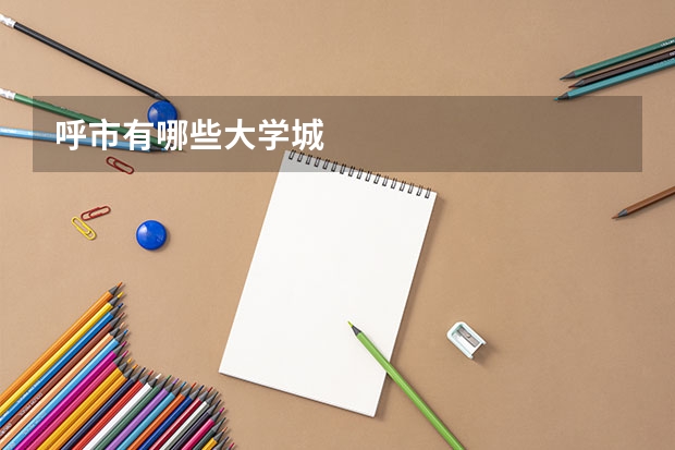 呼市有哪些大学城