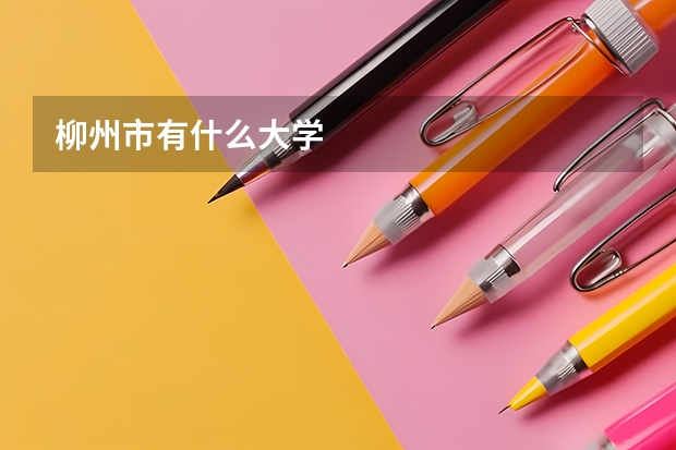 柳州市有什么大学