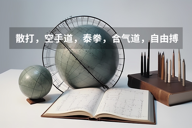 散打,空手道,泰拳,合气道,自由搏击哪个比较适合女孩子学