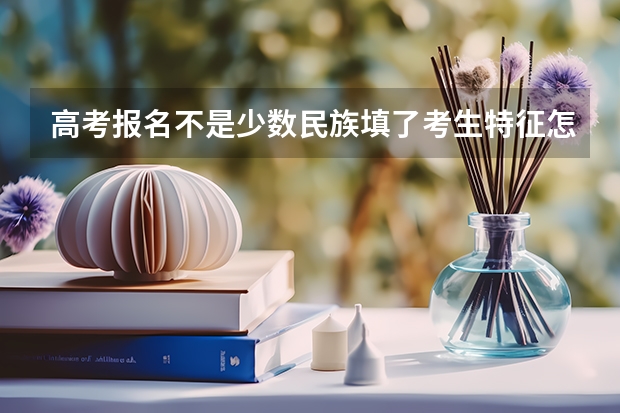 高考报名不是少数民族填了考生特征怎么办