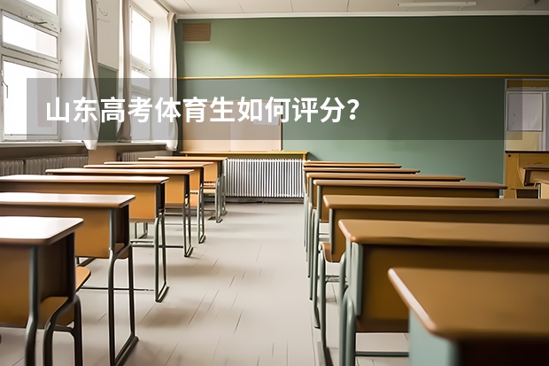 山东高考体育生如何评分？
