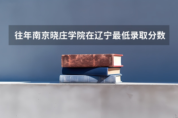 往年南京晓庄学院在辽宁最低录取分数参考