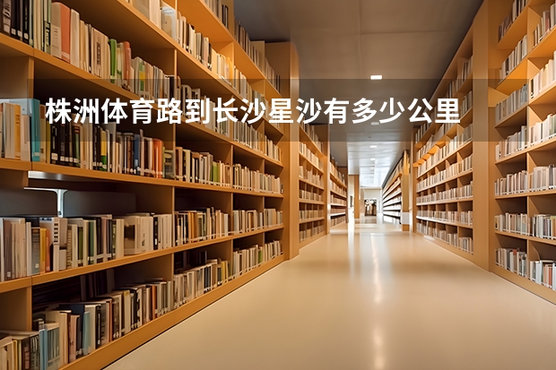 株洲体育路到长沙星沙有多少公里