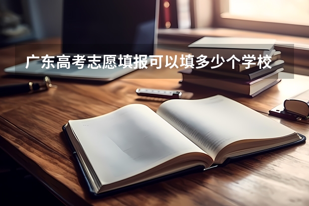 广东高考志愿填报可以填多少个学校