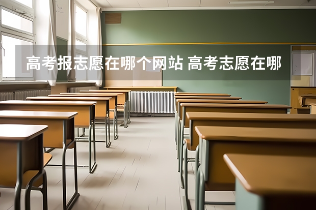 高考报志愿在哪个网站 高考志愿在哪个网站填
