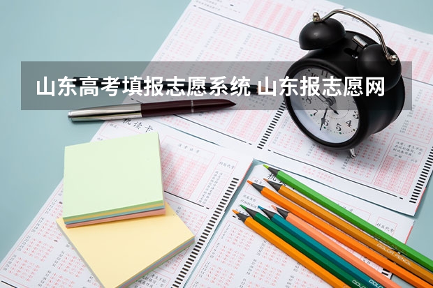 山东高考填报志愿系统 山东报志愿网站是哪个