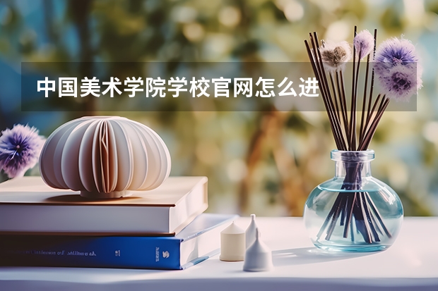 中国美术学院学校官网怎么进