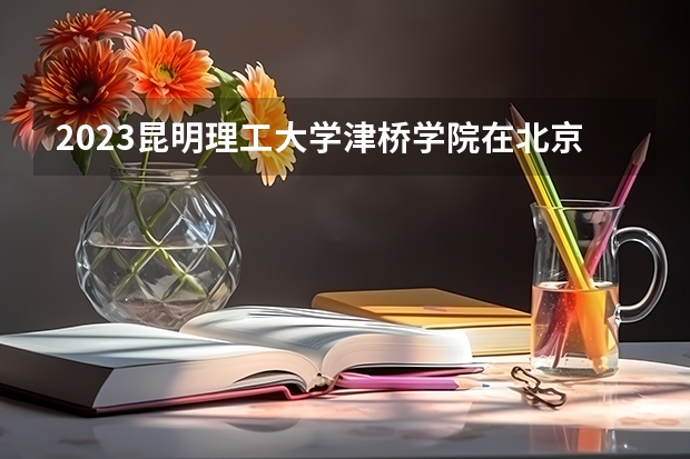 2023昆明理工大学津桥学院在北京高考专业招了多少人