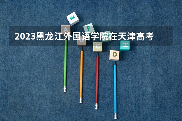 2023黑龙江外国语学院在天津高考专业招了多少人