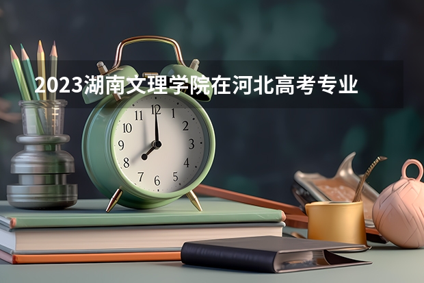 2023湖南文理学院在河北高考专业招了多少人
