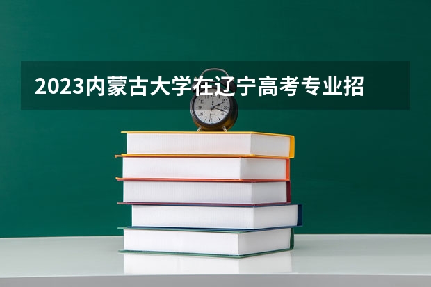 2023内蒙古大学在辽宁高考专业招了多少人
