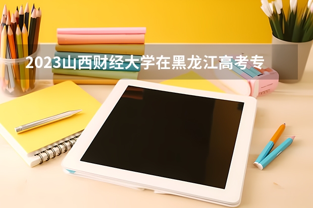 2023山西财经大学在黑龙江高考专业招了多少人