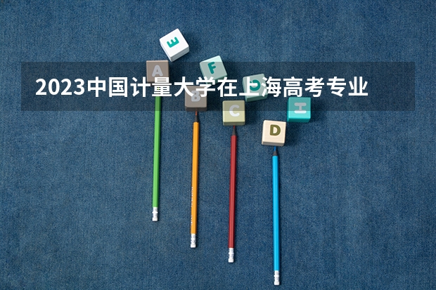 2023中国计量大学在上海高考专业招了多少人