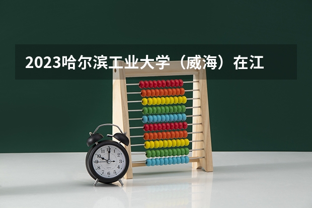 2023哈尔滨工业大学（威海）在江苏高考专业招了多少人