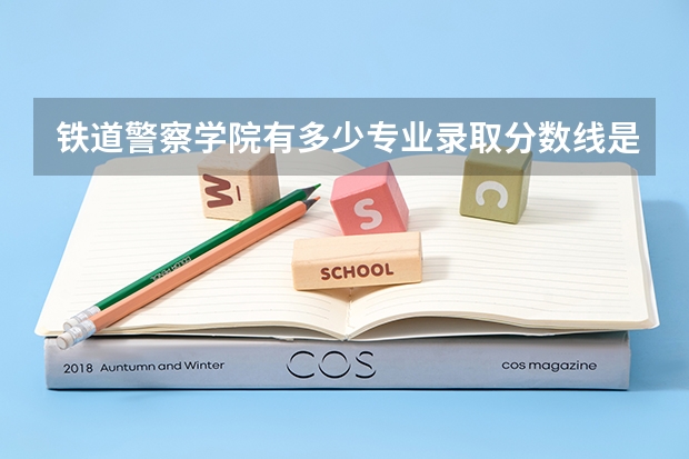 铁道警察学院有多少专业录取分数线是多少？