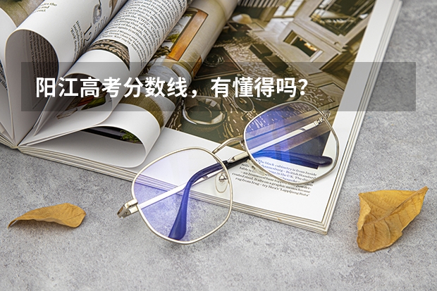 阳江高考分数线，有懂得吗？