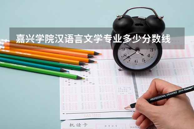 嘉兴学院汉语言文学专业多少分数线