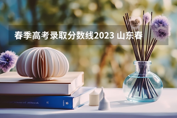 春季高考录取分数线2023 山东春季高考本科分数线