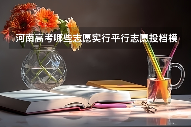 河南高考哪些志愿实行平行志愿投档模式录取